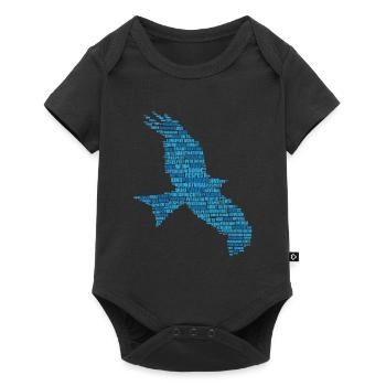 Peregrine falcon gift - Baby Premium short-sleeve bodysuit - black - Front