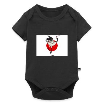 Kranich Japan - Body à manches courtes Premium Bébé - noir - Devant