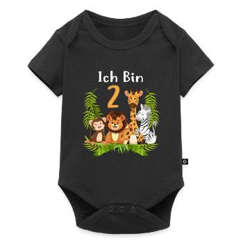2. Geburtstag Zweiter Kindergeburtstag Mädchen Dsc - Baby Premium Kurzarmbody - Schwarz - Vorne