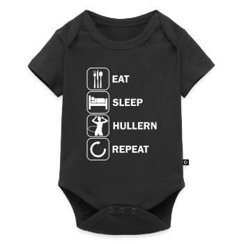 Manger dormir Hullers Hula Hoopen Hup mature - Body à manches courtes Premium Bébé - noir - Devant