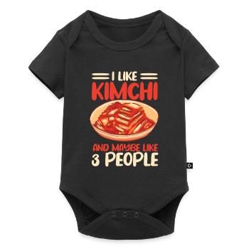 Funny Kimchi Lover Shirt - Baby Premium short-sleeve bodysuit - black - Front