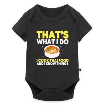Thai Food - Body à manches courtes Premium Bébé - noir - Devant