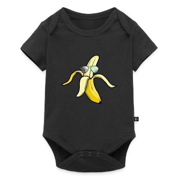 Banana - Baby Premium short-sleeve bodysuit - black - Front
