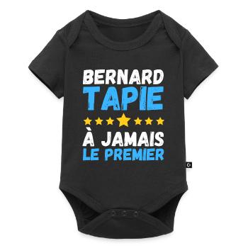 MARSEILLAIS TAPIE A JAMAIS LE PREMIER marseille om - Body à manches courtes Premium Bébé - noir - Devant