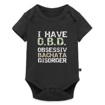 Bachata Disorder Illness Music Dance Cuba - Baby Premium short-sleeve bodysuit - black - Front
