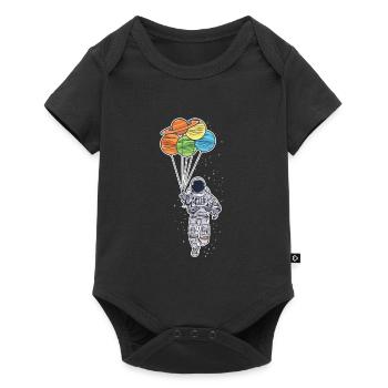 Astronaute - Body à manches courtes Premium Bébé - noir - Devant