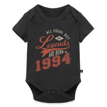 Born 1994, 1994 Anniversary - Baby Premium short-sleeve bodysuit - black - Front