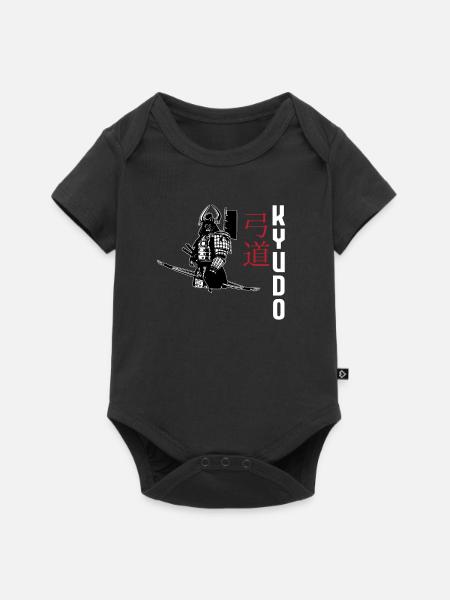 Kyudo - Baby Premium Kurzarmbody - Schwarz