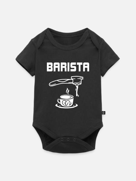 Barista - Baby Premium Kurzarmbody - Schwarz