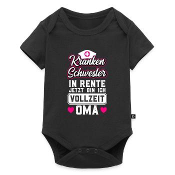 Ruhestand Rente Krankenschwester - Baby Premium Kurzarmbody - Schwarz - Vorne