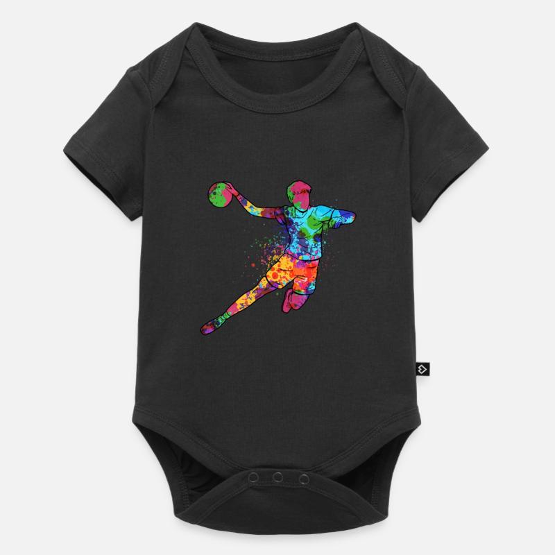 Handball - Body à manches courtes Premium Bébé - noir