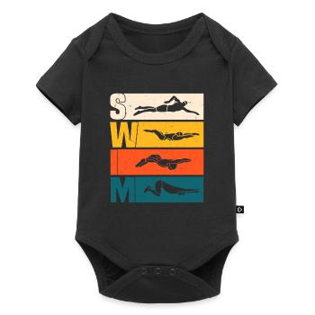 Nager - Body à manches courtes Premium Bébé - noir - Devant