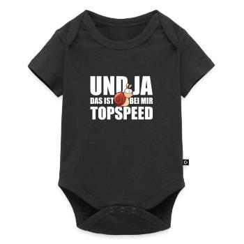 Marathon Racing Snail Jogging Jogger - Baby Premium short-sleeve bodysuit - black - Front