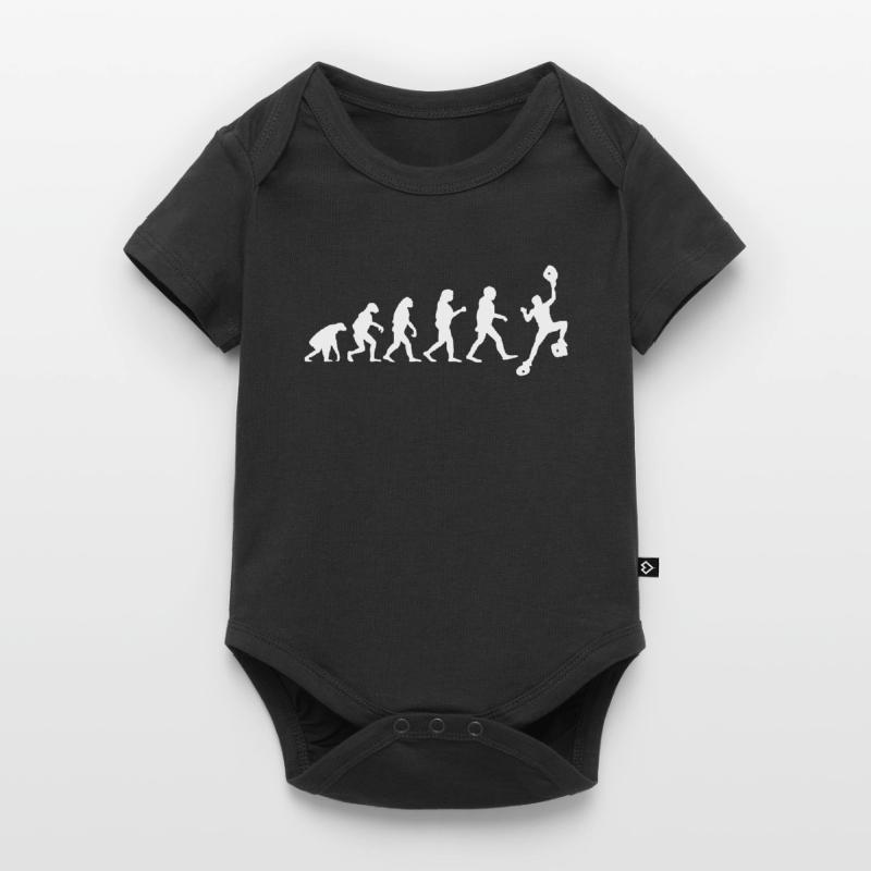 Boulder Evolution Man Bouldering Men Baby Premium short-sleeve bodysuit