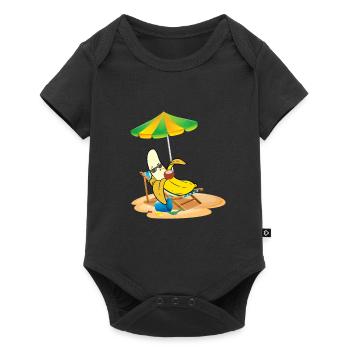 C’est la meilleure banane ici - Body à manches courtes Premium Bébé - noir - Devant