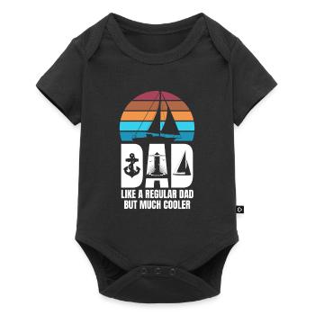 Sailor Sailing Ship Sailboat - Baby Premium short-sleeve bodysuit - black - Front