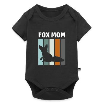 Fox Fox propriétaire de Fox Mom - Body à manches courtes Premium Bébé - noir - Devant