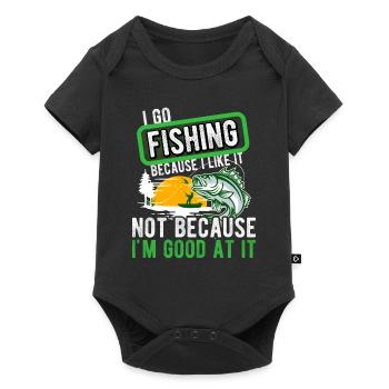 Angler Hobby Angler Fischer - Body à manches courtes Premium Bébé - noir - Devant