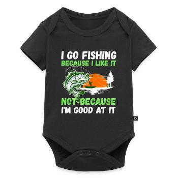 Angler Hobby Angler Fischer - Body à manches courtes Premium Bébé - noir - Devant