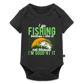 Angler Hobby Angler Fischer - Body à manches courtes Premium Bébé - noir - Devant