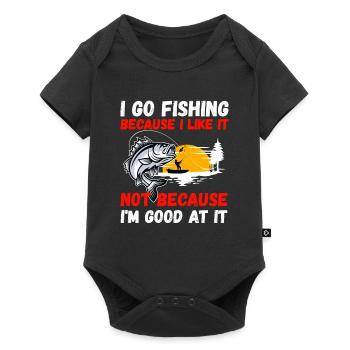 Angler Hobby Angler Fischer - Body à manches courtes Premium Bébé - noir - Devant