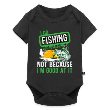 Angler Hobby Angler Fischer - Body à manches courtes Premium Bébé - noir - Devant