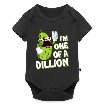 Funny Cucumber Lovers Pn - Baby Premium short-sleeve bodysuit - black - Front