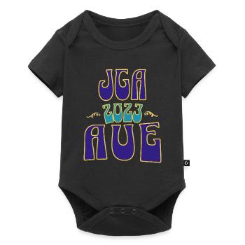 Aue JGA Junggesellenabschied 2023 für Fans - Baby Premium Kurzarmbody - Schwarz - Vorne