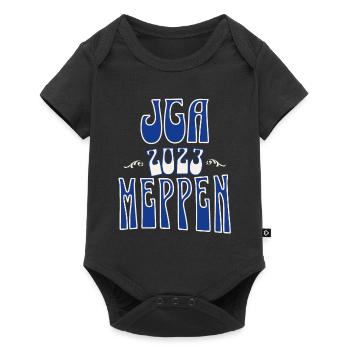 Meppen JGA Junggesellenabschied 2023 für Fans - Baby Premium Kurzarmbody - Schwarz - Vorne