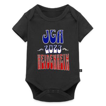 Heidenheim JGA Junggesellenabschied 2023 für Fans - Baby Premium Kurzarmbody - Schwarz - Vorne