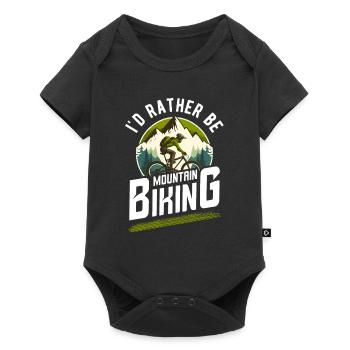 Bicycles Cyclists I prefer to ride - Baby Premium short-sleeve bodysuit - black - Front