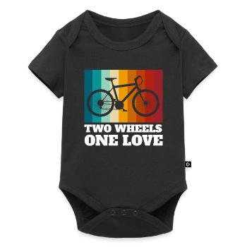 Vélos Cyclistes Cyclistes Je veux faire du vélo - Body à manches courtes Premium Bébé - noir - Devant