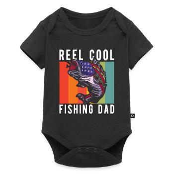 Accessoires de pêche pour la fête des pères, Reel Cool Dad - Body à manches courtes Premium Bébé - noir - Devant