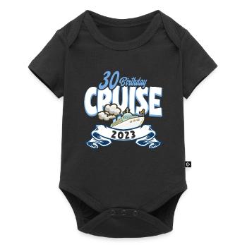 30e anniversaire des croisiéristes - Body à manches courtes Premium Bébé - noir - Devant