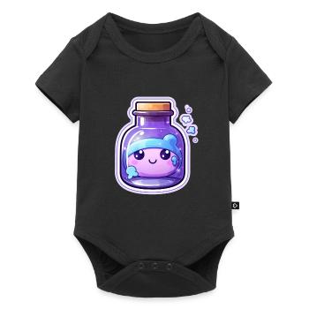 Cute Kawaii Potion - Baby Premium short-sleeve bodysuit - black - Front