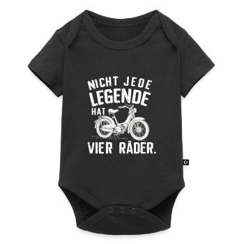 Toutes les légendes n’ont pas de cyclomoteur à quatre roues - Body à manches courtes Premium Bébé - noir - Devant