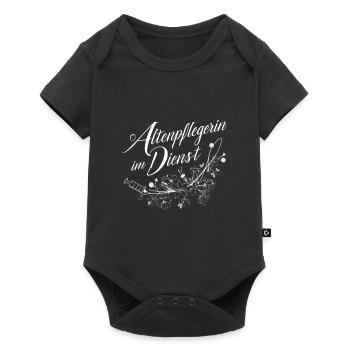 Geriatric nurse on duty - Baby Premium short-sleeve bodysuit - black - Front