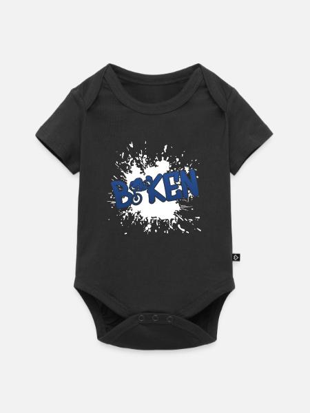 Biken Biker - Baby Premium Kurzarmbody - Schwarz