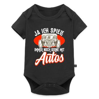 Mécanicien automobile Mécanicien avec qui je joue encore - Body à manches courtes Premium Bébé - noir - Devant