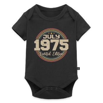 1975 Birthday July 1975 Gift July 1975 - Baby Premium short-sleeve bodysuit - black - Front