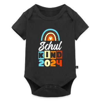Inscription à l’école Enfant scolarisé 2024 Jeunes filles - Body à manches courtes Premium Bébé - noir - Devant
