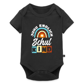 Inscription à l’école Enfant scolarisé 2024 Jeunes filles - Body à manches courtes Premium Bébé - noir - Devant