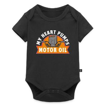 Car Mechanic Automotive Mechatronics Technician Mechanic - Baby Premium short-sleeve bodysuit - black - Front