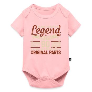 90 Years Old, Legends 1934 Vintage 1934 Anniversary - Baby Premium short-sleeve bodysuit - rose - Front