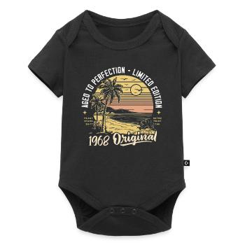 Original 1968 Vintage Birthday Gift 56 Years - Baby Premium short-sleeve bodysuit - black - Front