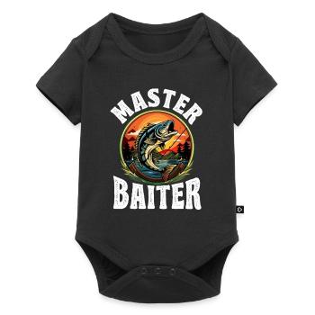 Funny Fishing Saying for Man - Baby Premium short-sleeve bodysuit - black - Front