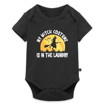 My Witch Costume Is In The Laundry Funny - Baby Premium short-sleeve bodysuit - black - Front