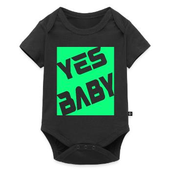 chéri - Body à manches courtes Premium Bébé - noir - Devant