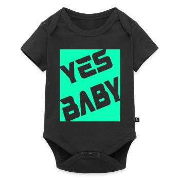 Yes Baby - Baby Premium short-sleeve bodysuit - black - Front