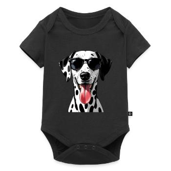 Dalmatien chien motif animal drôle dalmatien - Body à manches courtes Premium Bébé - noir - Devant